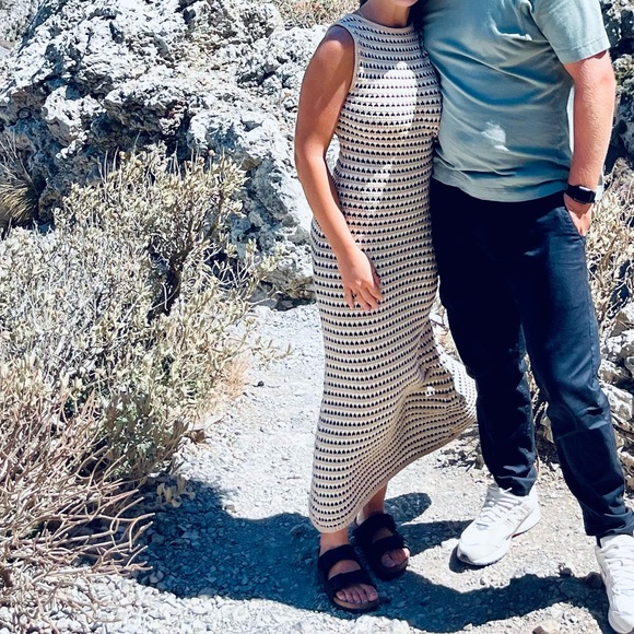 Dissh Mimi Striped Crochet Boat Neck Dress - Picture 5 of 5